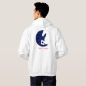 Sweat - shirt à capuche pour des fans de cheval (Dos entier)