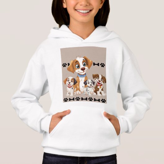 Sweat - shirt à capuche pour enfants (Devant)