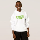 Sweat - shirt à capuche pour enfants avec logo en (Devant entier)