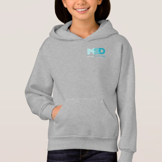 Sweat - shirt à capuche pour enfants MSD (Devant)