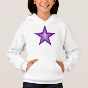 Sweat - shirt à capuche pour enfants Purple Star