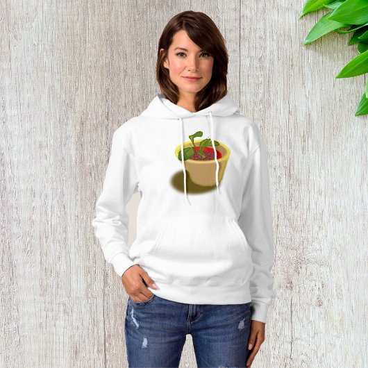 Sweat - shirt à capuche pour femmes Plantes