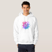 Sweat - shirt à capuche publicitaire TikTok (Devant entier)
