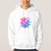 Sweat - shirt à capuche publicitaire TikTok (Devant)