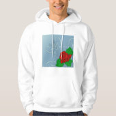 Sweat - shirt à capuche Red Rose Mens (Devant)