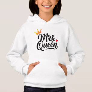 Sweat - shirt à capuche roi et reine Couple Corr