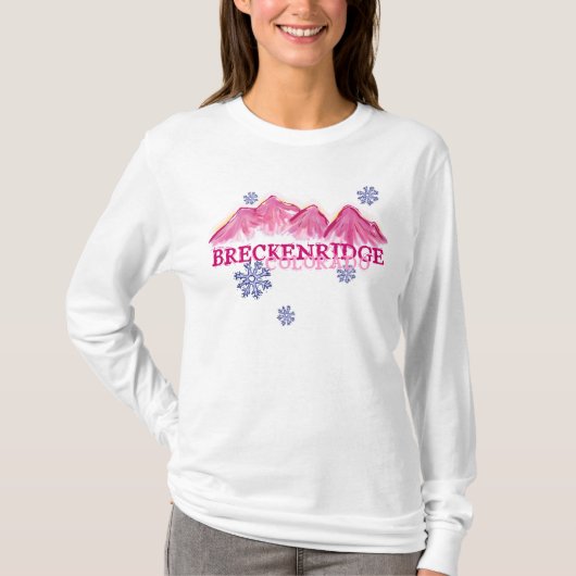 Sweat - shirt à capuche rose de Breckenridge le (Devant)