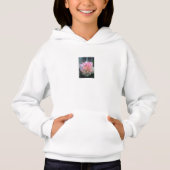 Sweat - shirt à capuche Rose de la paix (Devant)