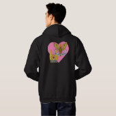 Sweat - shirt à capuche Saint-Valentin masculin (Dos entier)