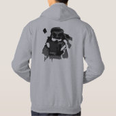 Sweat - shirt à capuche samouraï (Dos)