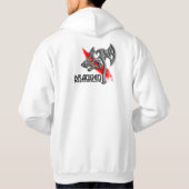 Sweat - shirt à capuche sanguin Draugen (Dos)