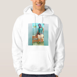 Sweat - shirt à capuche sinueux de dénoyauteur