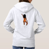 Sweat - shirt à capuche Spark U Orange #2 (Dos)