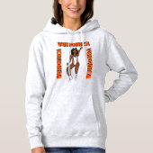 Sweat - shirt à capuche Spark U Orange #2 (Devant)
