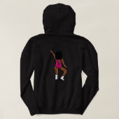 Sweat - shirt à capuche Spark U rose #1 (Design dos)
