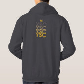 Sweat - shirt à capuche sportif du rugby YSC (Dos)