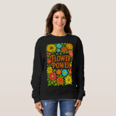 Sweat - shirt à capuche super de Flower Power (Devant entier)
