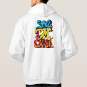 Sweat - shirt à capuche "Swe Pac Sun" en style Gra (Dos)