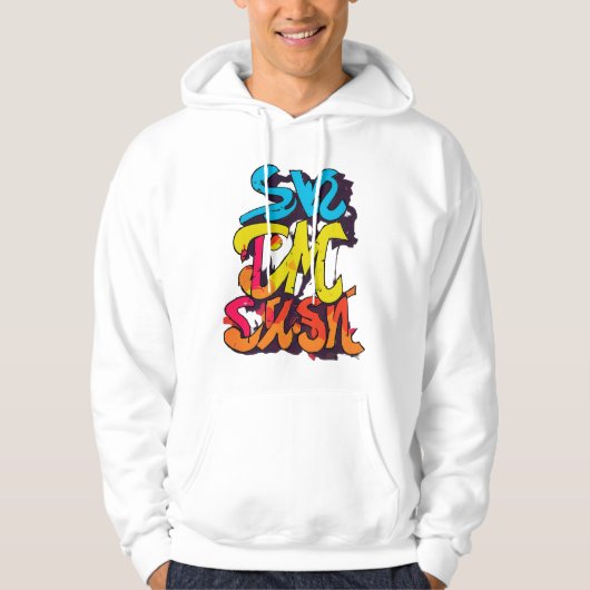 Sweat - shirt à capuche "Swe Pac Sun" en style Gra (Devant)