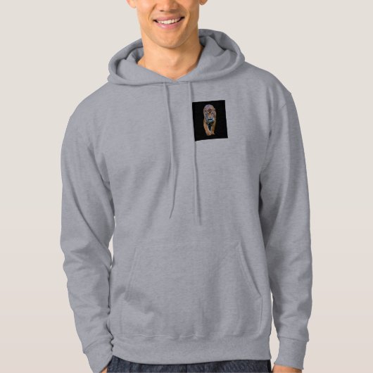 Sweat - shirt à capuche Sweatshirt gris à capuche (Devant)
