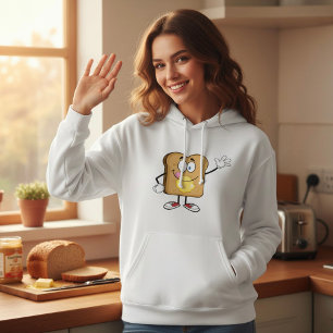 Sweat - shirt à capuche Toast Face Femme