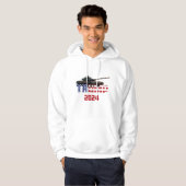 Sweat - shirt à capuche Trump Tank (Devant entier)