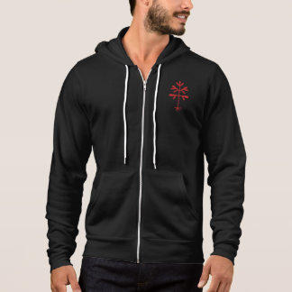 Sweat - shirt à capuche Unisex Zip-up avec sangle 