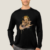 Sweat - shirt à capuche vague design (Recto)