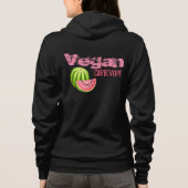 Sweat - shirt à capuche végétalien de poussin (Dos)