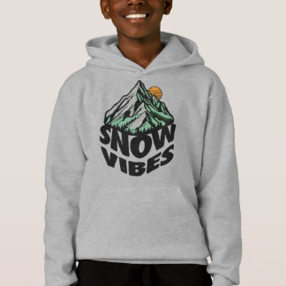 Sweat - shirt à capuche Vibes de neige
