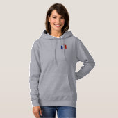 Sweat - shirt à capuche Vive la France (France) (Devant entier)