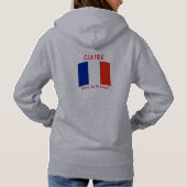 Sweat - shirt à capuche Vive la France (France) (Dos)