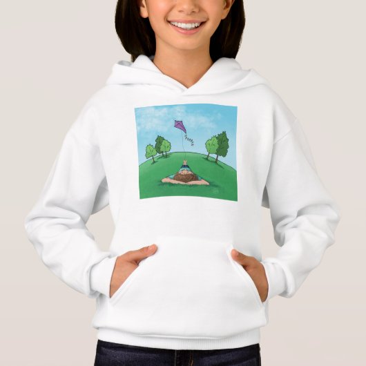 Sweat - shirt à capuche volant Kite (Devant)