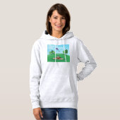 Sweat - shirt à capuche volant Kite (Devant entier)