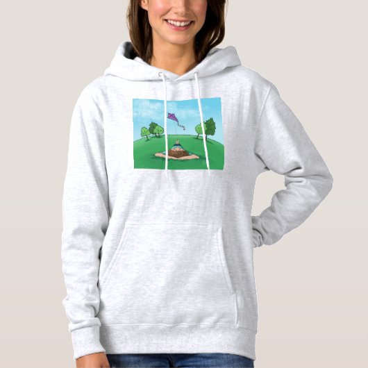 Sweat - shirt à capuche volant Kite (Devant)