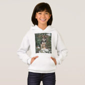 Sweat - shirt à capuche Wolfdog (Devant entier)