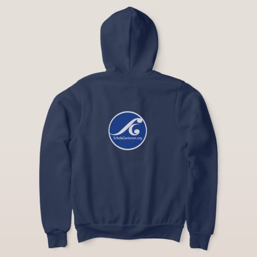 Sweat - shirt à capuche Zip avec logo Schola "Dot" (Couchage Retour)