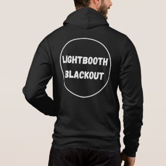 Sweat - shirt à capuche zip Blackout Lightbooth