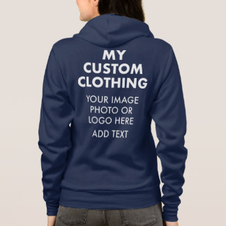 Sweat - shirt à capuche ZIP BLEU MARINE Personnali
