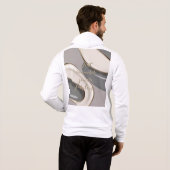 Sweat - shirt à capuche zip complet dans graphique (Dos entier)