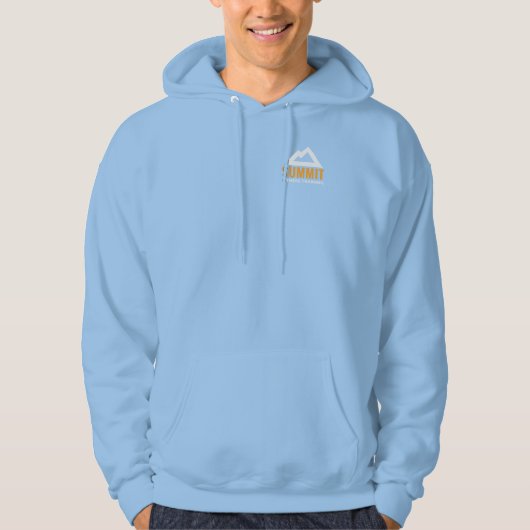 Sweat - shirt à capuche Zip complet pour hommes av (Devant)
