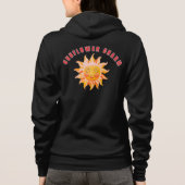 Sweat - shirt à capuche Zip complète pour femmes d (Dos)