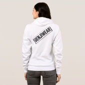 SWEAT - SHIRT À CAPUCHE Zip GENJIWEAR - "Restez au (Dos entier)