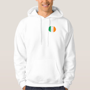 Sweat - shirt à capuche zip irlandais - Drapeau ov