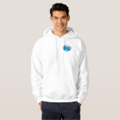 Sweat - shirt à capuche Zip Up du troupeau nerd (Devant entier)