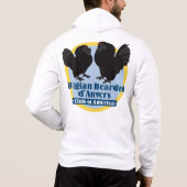 Sweat - shirt à capuche Zip-up Homme avec logo Col (Dos)