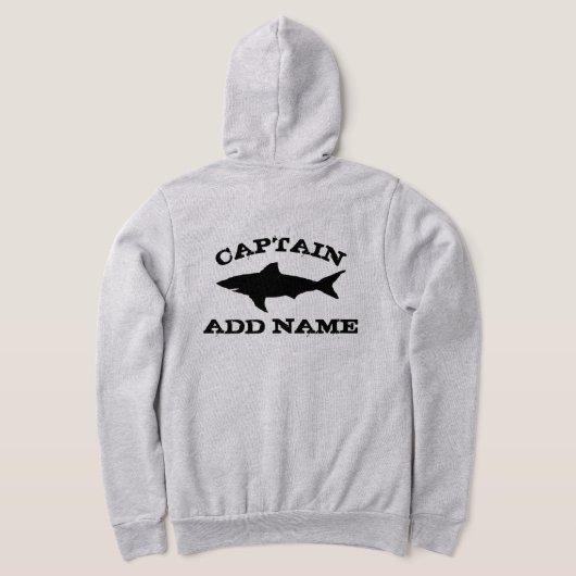 Sweat - shirt à capuche zippé de capitaine de bate (Couchage Retour)