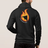 Sweat - shirt à capuche zippé (logo de Kite Forge) (Dos)