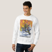 Sweat shirt : Bush brûlant par Clarence (Devant entier)
