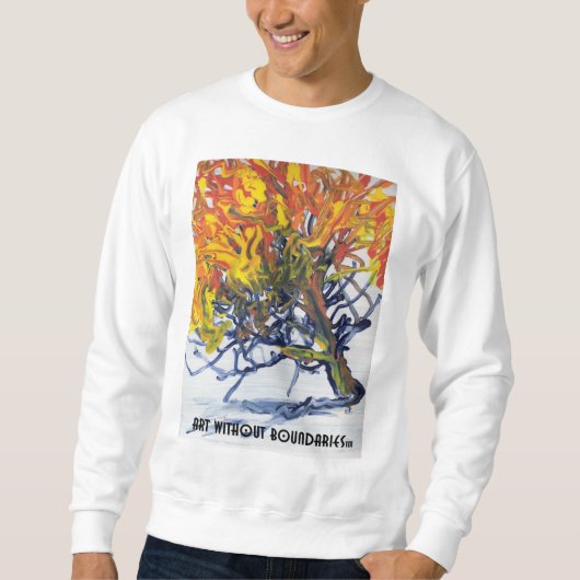 Sweat shirt : Bush brûlant par Clarence (Devant)